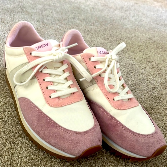 J. Crew Shoes - J.CREW PINK SNEAKER | SIZE 8